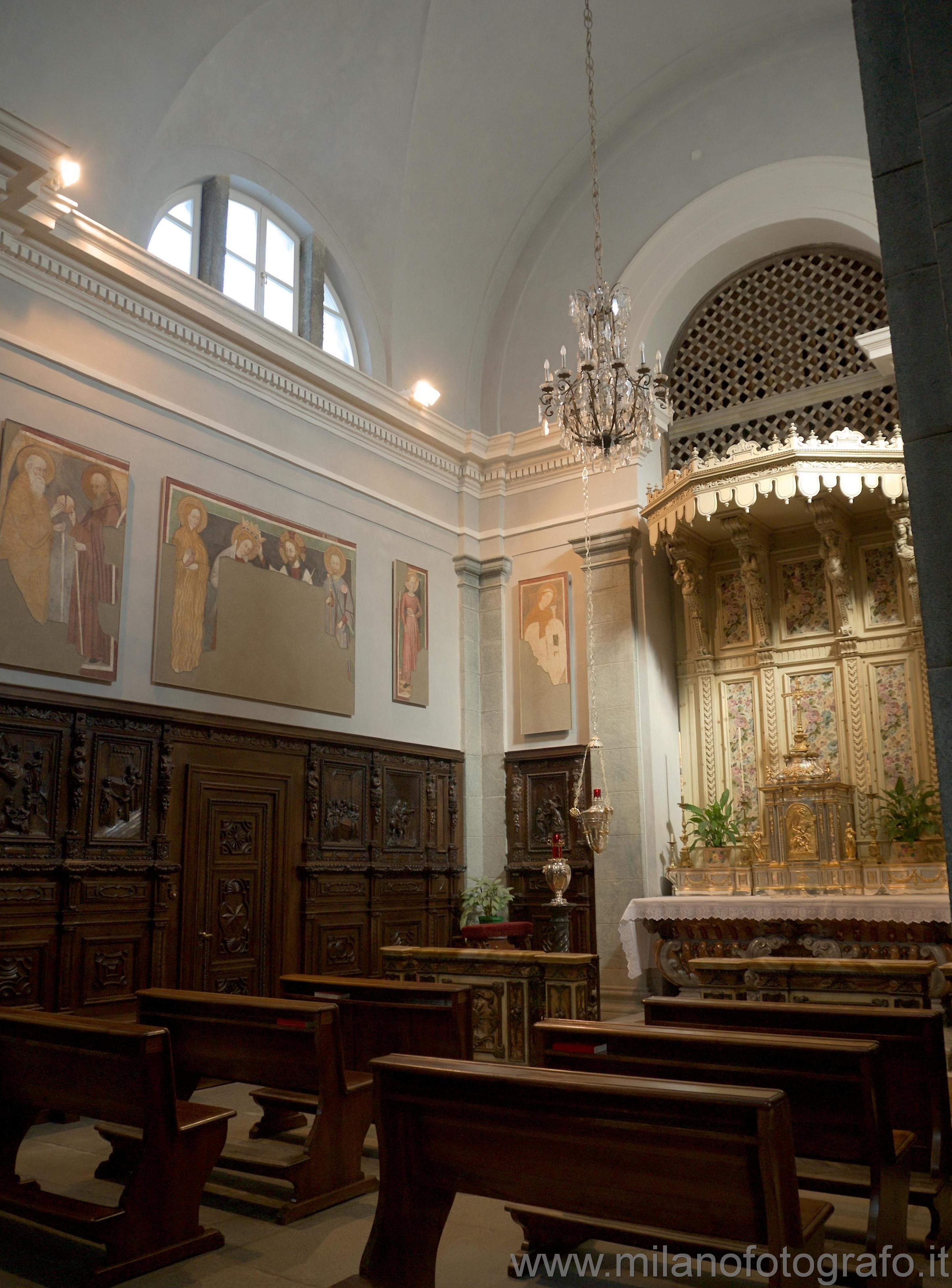 Biella (Italy) - Chapel of the Blessed Sacrament in the Ancient Basilica of the Sanctuary of Oropa 